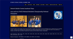 Desktop Screenshot of dccacademicteam.com