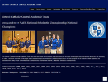 Tablet Screenshot of dccacademicteam.com